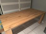 Massief houten eettafel 2 x 1 meter, Huis en Inrichting, Ophalen, 100 tot 150 cm, Eikenhout, 200 cm of meer
