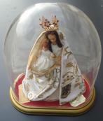 Grote glazen stolp met O.L.Vrouw  v. Vlaanderen, Antiek en Kunst, Antiek | Religieuze voorwerpen, Ophalen