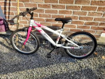 Vélo enfant blanc et rose, Enlèvement, Utilisé, 16 à 20 pouces, Autre