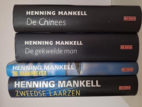 Henning Mankell - De chinees, De gekwelde man, de baanbreker, Boeken, Detectives, Zo goed als nieuw, Ophalen of Verzenden
