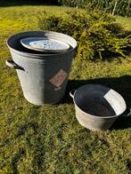 Gegalvaniseerde emmers, Ophalen, Zo goed als nieuw