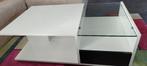 Table basse laquée blanche et noire, Enlèvement, Comme neuf