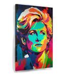 Toile portrait princesse Diana 50x70cm - 18mm., Envoi, Neuf