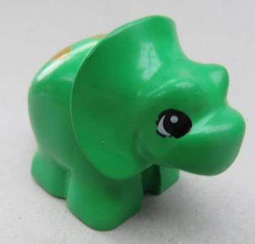 Lego Duplo Dino Baby vert à pois 