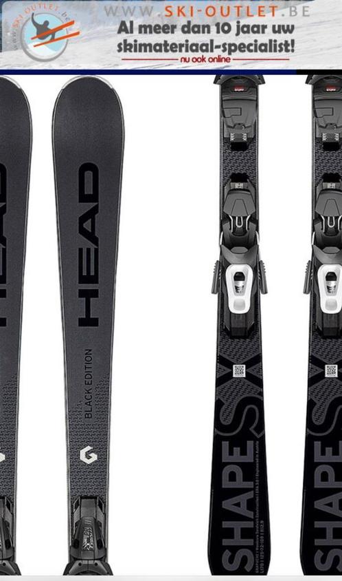 HEAD Shape SX Black Edition @Ski-Outlet, Sport en Fitness, Skiën en Langlaufen, Nieuw, Ski's, Ski, Head, Carve, 160 tot 180 cm
