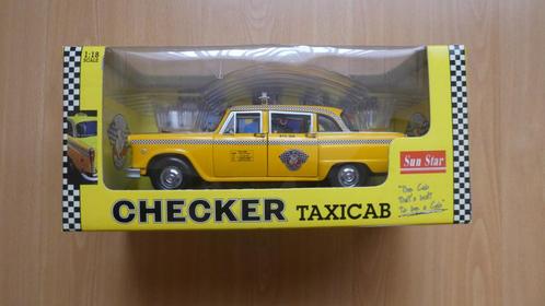 1/18 SUN STAR New York City Taxi CHECKER, Hobby & Loisirs créatifs, Voitures miniatures | 1:18, Neuf, Voiture, Sun Star, Enlèvement ou Envoi