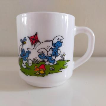 Mug Schtroumpf Smurf Strip Cartoon Cartoon Peyo, Enlèvement ou Envoi, Schtroumpfs, Comme neuf, Ustensile
