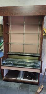 Toonbank, Huis en Inrichting, Kasten | Vitrinekasten, Ophalen, Met plank(en), Gebruikt, 100 tot 150 cm
