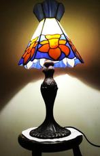 Tiffany lamp glas in lood brons H 50 Vintage😍✨💑💎🎁🤗👌, Antiek en Kunst, Ophalen of Verzenden