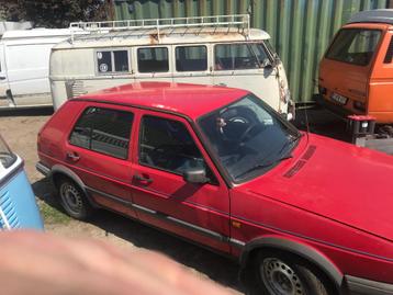 1e eig en 1e lak VW Golf mk2 Madison 1.6D - 5 bak beschikbaar voor biedingen