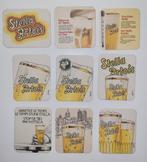 bierkaartjes stella artois met iconische boerke glas glazen, Verzamelen, Ophalen of Verzenden, Zo goed als nieuw, Viltje(s), Stella Artois