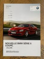 Product informatie brochure BMW 6-serie coupe F13 2011, Nieuw, Ophalen of Verzenden, BMW, BMW