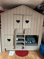 Stapelbed in vorm huisje, Ophalen, Zo goed als nieuw, Stapelbed