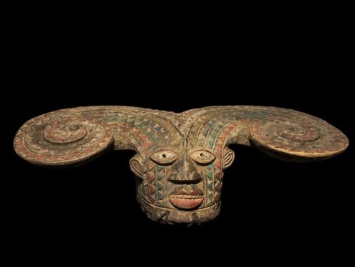 Monumental Masque danse Gelede - Yoruba - 72 cm, Antiquités & Art, Art | Art non-occidental, Enlèvement ou Envoi