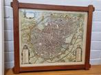 Antiek plan van Brussel, zeer oud, +gratis kader, Ophalen of Verzenden