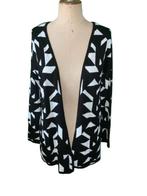 Cardigan Zwart wit 38/40, Kleding | Dames, Verzenden, Nieuw, Maat 38/40 (M), Wit