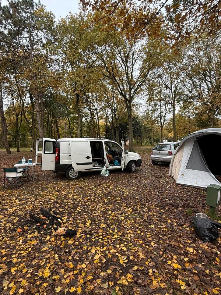 Fiat Doblo Camper Van, Auto's, Fiat, Particulier, Doblo, Diesel, Euro 4, 2 deurs, Wit, Leder en Stof, Ophalen