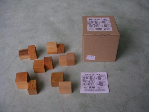 Breinbreker puzzel hout Vinco Block or Cube, Hobby en Vrije tijd, Denksport en Puzzels, Nieuw, Rubik's of 3D-puzzel, Ophalen of Verzenden