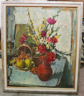 Juul DE CORT, stilleven met bloemen beschikbaar voor biedingen