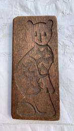 Oude speculaas houten plank KOALA, beer, poes, Antiek en Kunst, Antiek | Keukengerei, Ophalen of Verzenden
