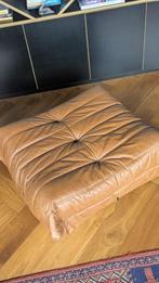 Ligne Roset Togo poef, Cognac leder, Huis en Inrichting, Fauteuils, Ophalen, Zo goed als nieuw, 75 tot 100 cm, Vintage Design