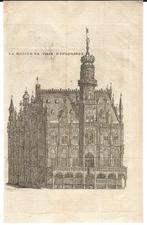 1769 - stadhuis van Oudenaarde, Antiek en Kunst, Kunst | Etsen en Gravures, Verzenden