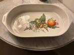 Ovenschotel Villeroy &Boch ecru,groentenprint 21,05 /37,05cm, Antiek en Kunst, Ophalen of Verzenden