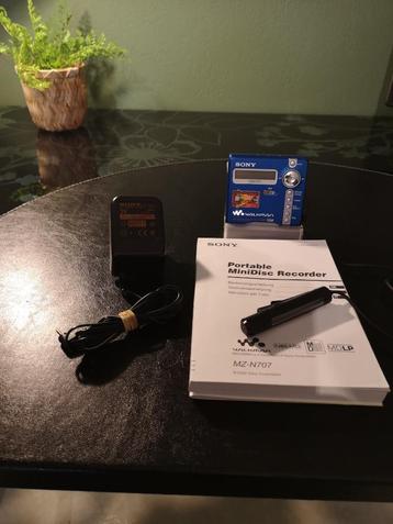 Sony net md walkman MZ-N707 minidisc player/recorder beschikbaar voor biedingen