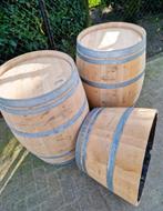 Eiken wijnvaten 225 liter - regenton - tuindecoratie - tuin, Ophalen, Gebruikt, Met kraantje, 150 liter of meer