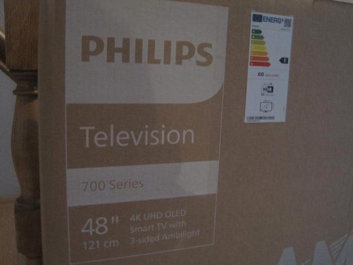 philips Oled TV 4K Ambilight 48 INCH, Audio, Tv en Foto, Televisies, Zo goed als nieuw, OLED, 100 cm of meer, 4k (UHD), Philips