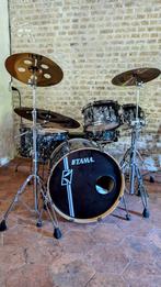 Batterie Tama Superstar 6 pièce + cymbales + stands, Muziek en Instrumenten, Drumstellen en Slagwerk, Ophalen, Gebruikt, Tama