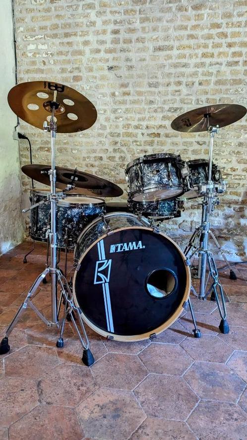 Batterie Tama Superstar 6 pièce + cymbales + stands, Muziek en Instrumenten, Drumstellen en Slagwerk, Gebruikt, Tama, Ophalen
