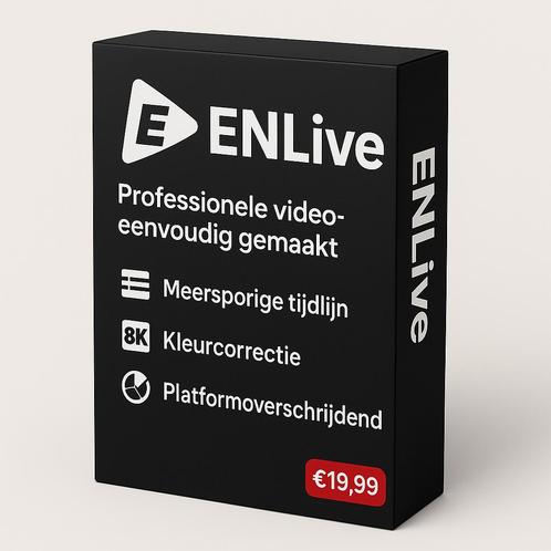 ENLive – Professionele videobewerkingssoftware, Computers en Software, Besturingssoftware, Nieuw, Windows, Ophalen