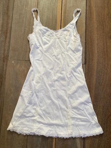 Du Parc Chemise 42 gebroken wit kant vintage ZG staat beschikbaar voor biedingen