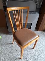 6 Vintage stoelen, Ophalen, Gebruikt, Bruin, Vijf, Zes of meer stoelen