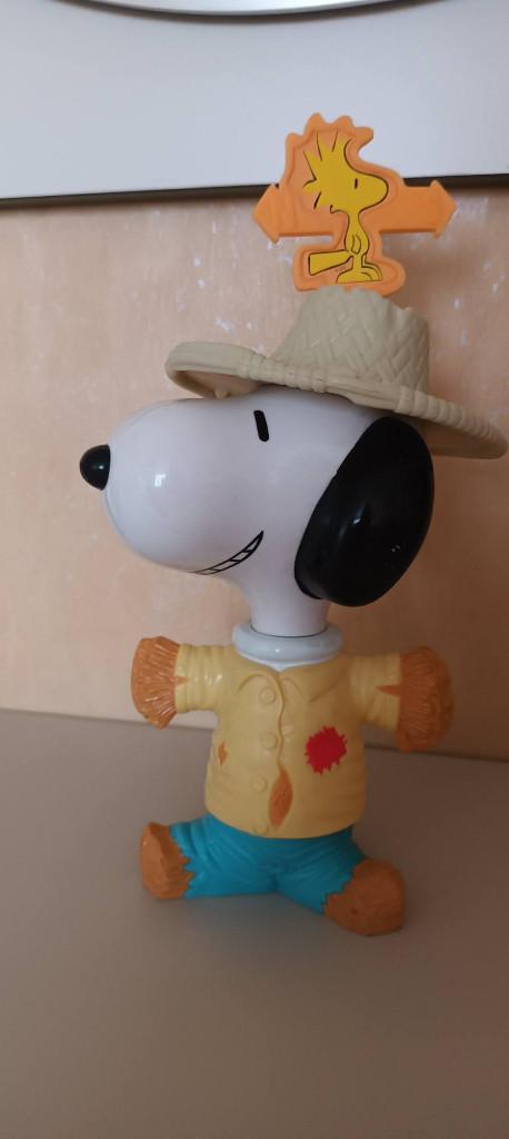 Vintage Peanuts Snoopy McDonald's vogelverschrikker, Verzamelen, Stripfiguren, Gebruikt, Plaatje, Poster of Sticker, Snoopy, Ophalen