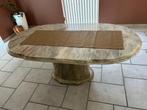 Table à manger en marbre, Maison & Meubles, Tables | Tables à manger, Enlèvement, Utilisé, Ovale