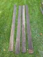 bankirai planken - 4 stuks  2,4m, Ophalen, Gebruikt, Minder dan 25 mm, 200 tot 250 cm