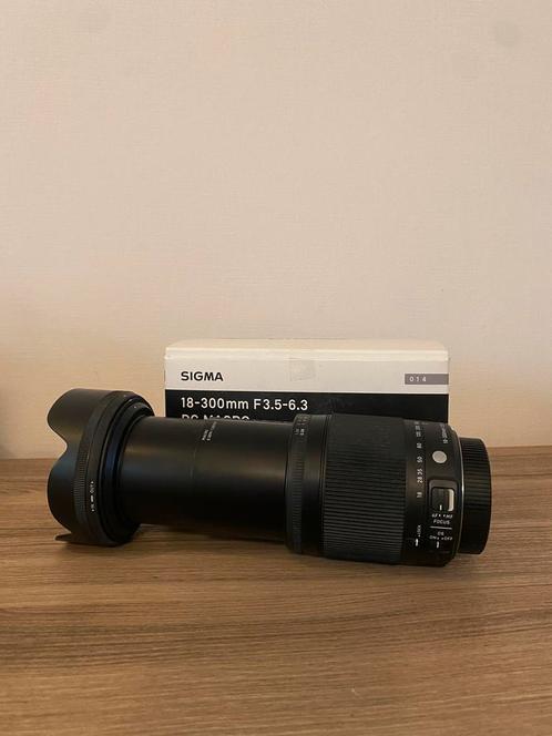 Sigma 18-300mm F3.5-6.3 DC MACRO Nikon, Audio, Tv en Foto, Foto | Lenzen en Objectieven, Gebruikt, Macrolens, Zoom, Ophalen of Verzenden