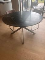 Tafel marmer, Huis en Inrichting, Tafels | Eettafels, Ophalen, Overige materialen, 100 tot 150 cm, Rond