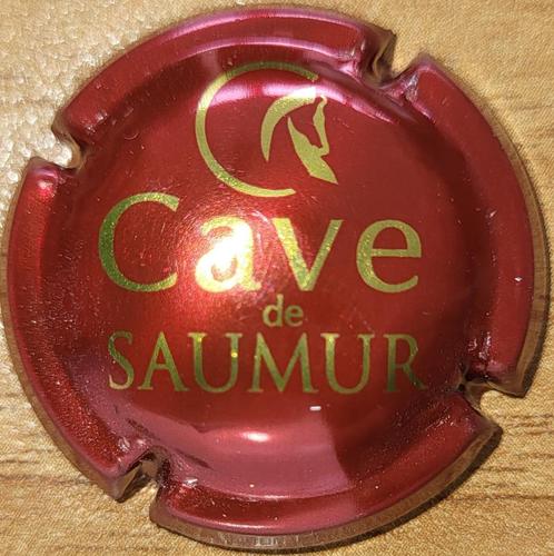 Capsule Crémant de Loire, Cave de Saumur rouge & or nr 11, Collections, Vins, Neuf, Vin blanc, France, Enlèvement ou Envoi