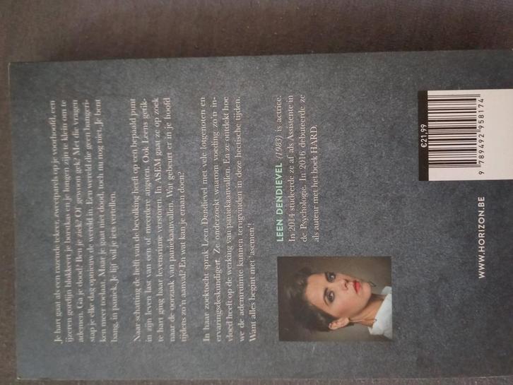 Leen Dendievel - Asem, Boeken, Psychologie, Gelezen, Ophalen