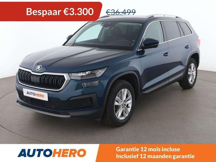Skoda Kodiaq 2.0 TDI Ambition (bj 2023, automaat), Auto's, Skoda, Te koop, Kodiaq, ABS, Achteruitrijcamera, Adaptive Cruise Control
