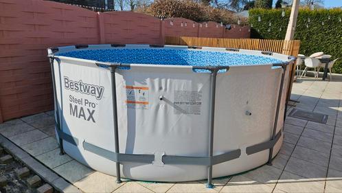 Zwembad Bestway Steel Pro Max 366cm, Tuin en Terras, Zwembaden, Zo goed als nieuw, Ophalen