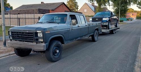 Unieke Ford F350 '83, Auto's, Ford USA, Particulier, F-350, 4x4, LPG, Overige carrosserie, 4 deurs, Automaat, Overige kleuren