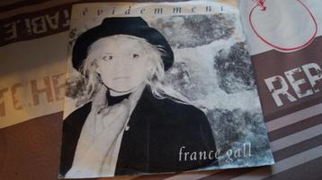 disque vinyl 45 tours France Gall Evidemment beschikbaar voor biedingen
