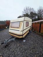 Dethleffs DR3 lichtgewicht -750kg keuringsvrij, Caravanes & Camping, Caravanes, Particulier, Dethleffs, Réfrigérateur, Banquette en rond