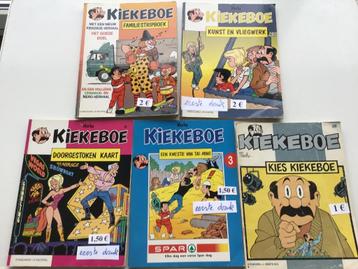 5 strips van "Kiekeboe" aan spotprijzen
