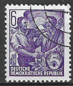 Duitsland DDR 1954 - Yvert 150 - Vijfjarenplan - 6 p. (ST), Timbres & Monnaies, Timbres | Europe | Allemagne, RDA, Affranchi, Envoi
