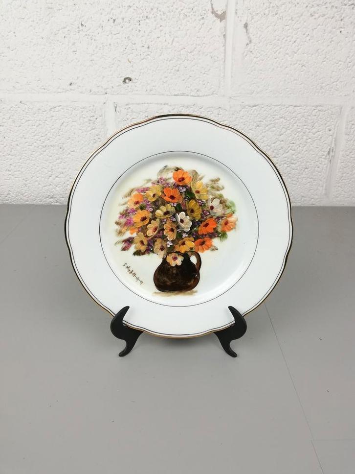 Stilleven op bord van Gilbert Van Belleghem, Antiek en Kunst, Kunst | Schilderijen | Klassiek, Ophalen of Verzenden